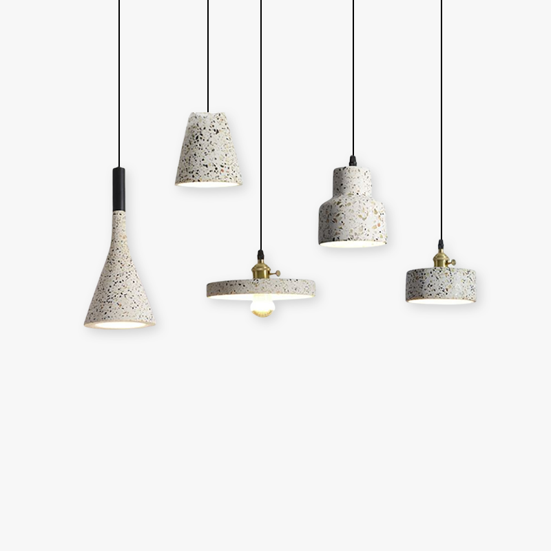 Hodiden Modern Stone Pendant Light, 5 Style