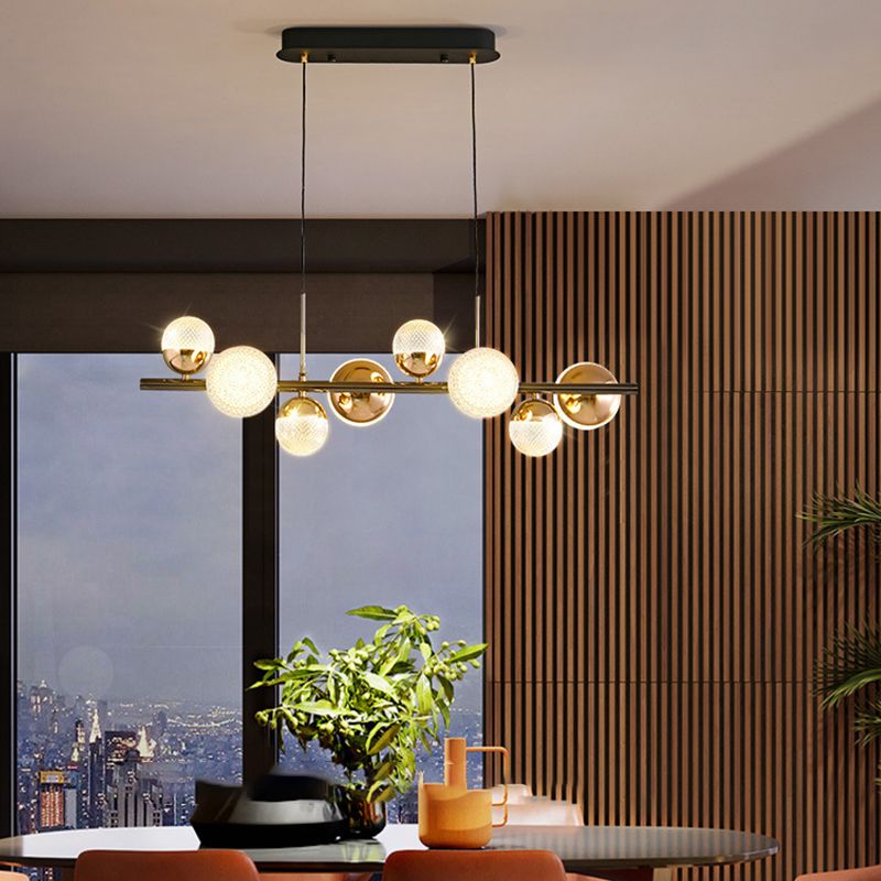 Firebum Glass Modern Bubbles Pendant Light