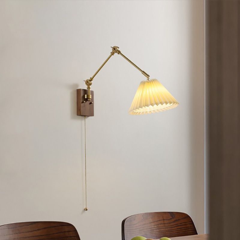 Jolipel Wall Lamp Modern, Folding Adjustable Metal, Study Room