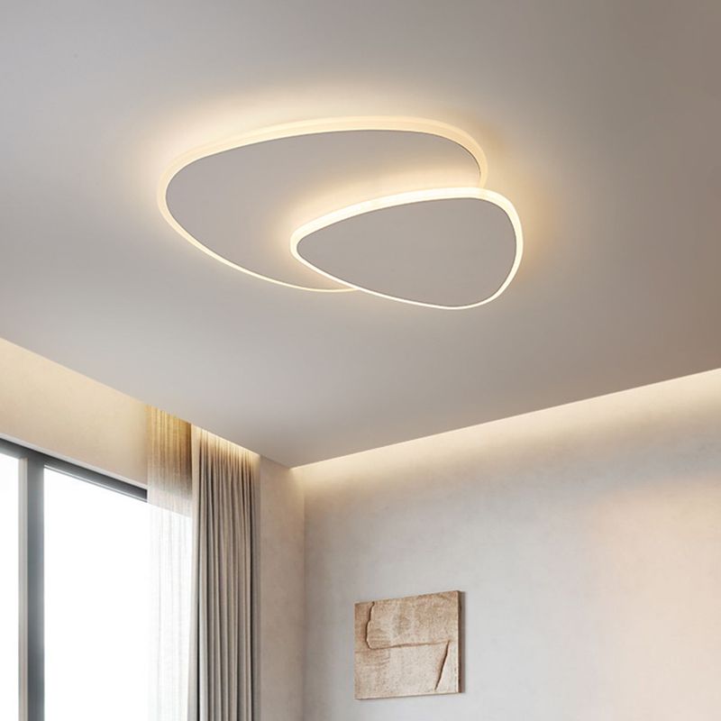 Corvian Ceiling Light White Geometric LED-Relic Pieces