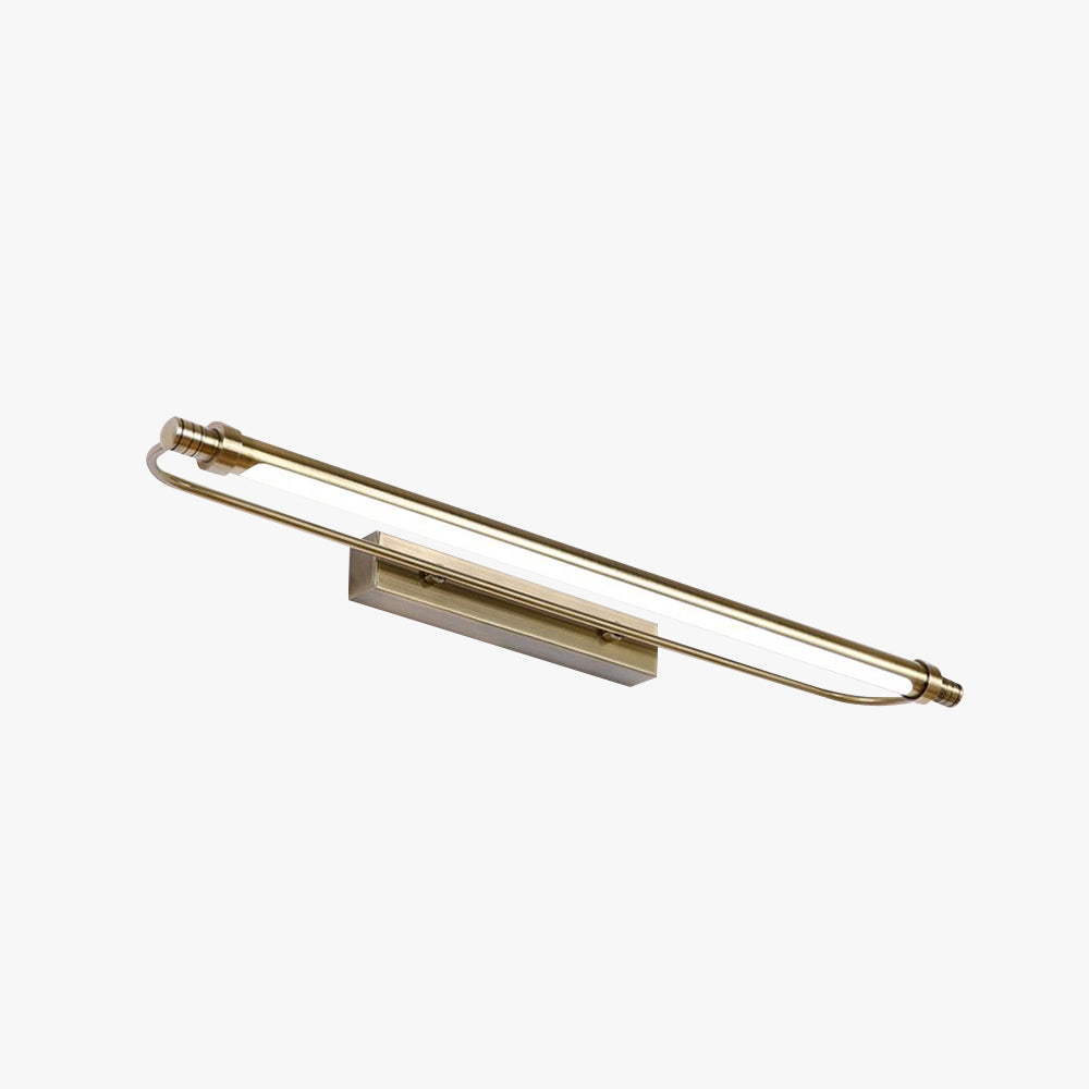 Vimesem Modern Linear Metal Vanity Wall Lamp, Gold