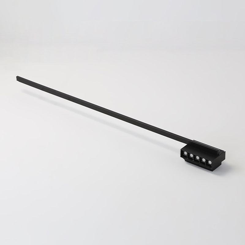 Zapemon Minimalist Linear Metal Vanity Wall Light, Black, Bathroom