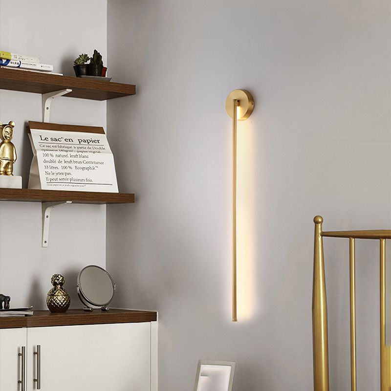 Dorina Wall Lamp Modern Linear &Silica Gel Gold-Relic Pieces