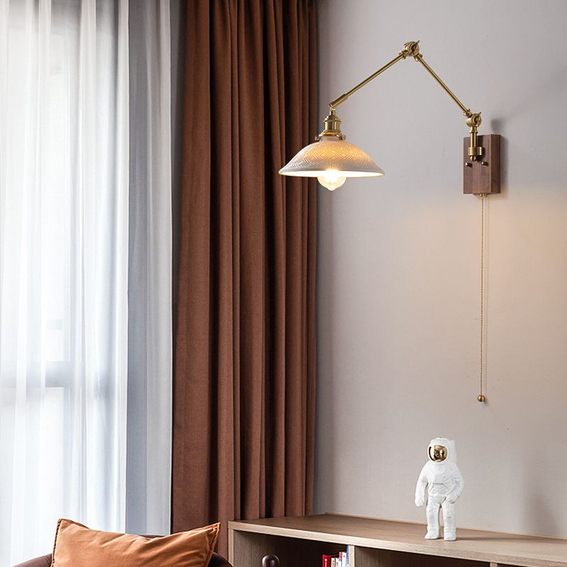 Jolipel Wall Lamp Modern, Folding Adjustable Metal, Study Room