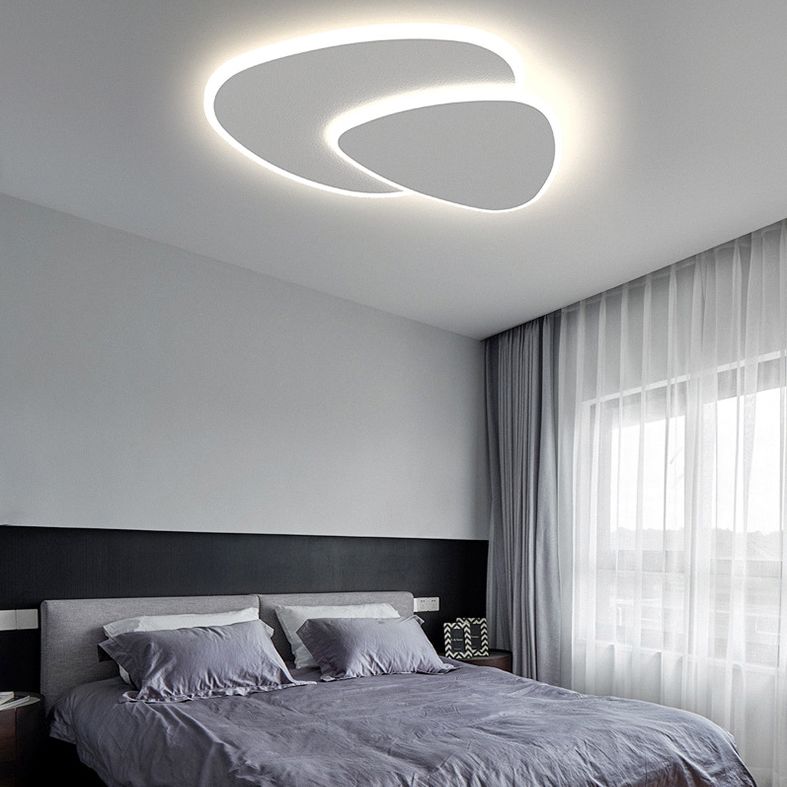 Corvian Ceiling Light White Geometric LED-Relic Pieces