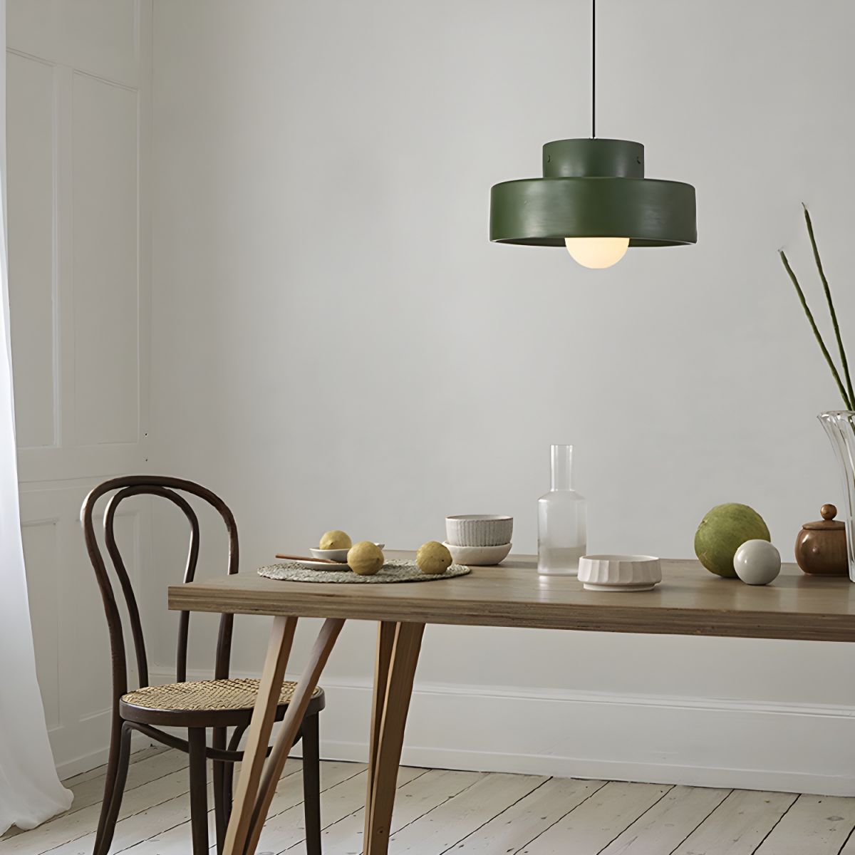 Herebit Modern Metal Pendant Light with Adjustable Hanging Length