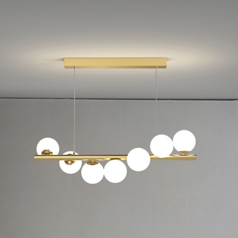 Geterin Nordic Linear LED Pendant Light, 7/9/11 Heads