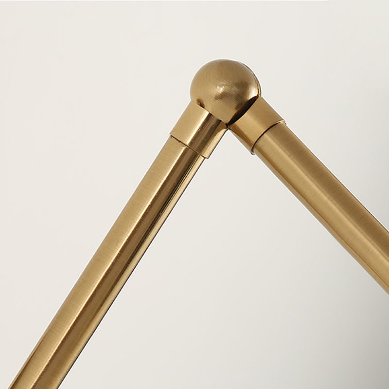 Faturor Industrial Swing Arm Vanity Wall Lamp, Black/Gold
