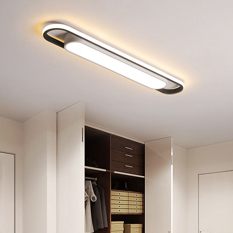 Fotipas Modern Dou-Layer Flush Mount LED Ceiling Light
