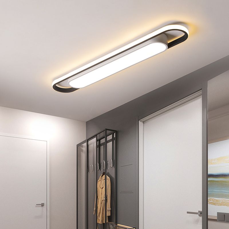 Fotipas Modern Dou-Layer Flush Mount LED Ceiling Light
