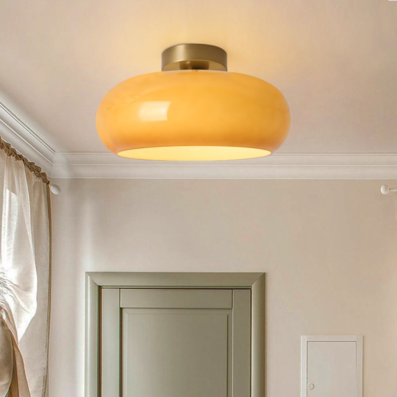 Vensia Ceiling Light Glass Flush Mount-Relic Pieces