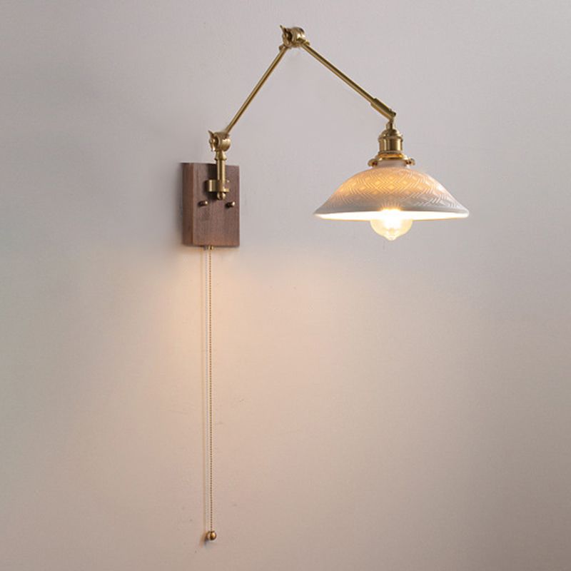 Jolipel Wall Lamp Modern, Folding Adjustable Metal, Study Room