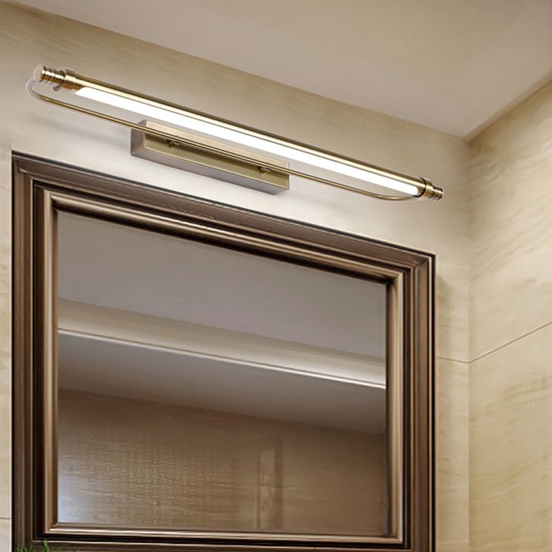 Vimesem Modern Linear Metal Vanity Wall Lamp, Gold