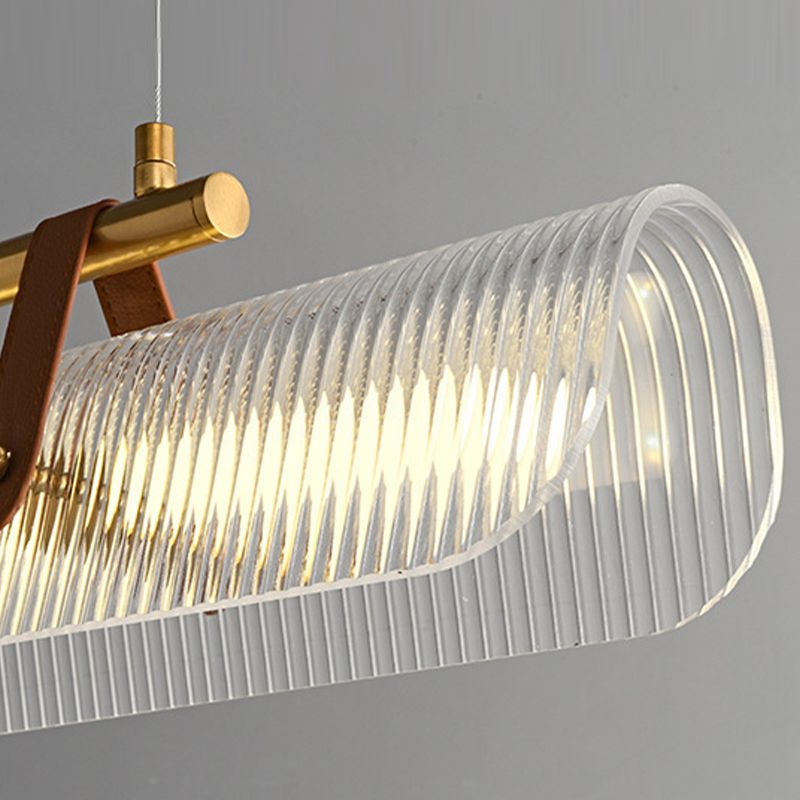 Cukevon Pendant Light Linear Modern, /Metal, Black/Gold, Study