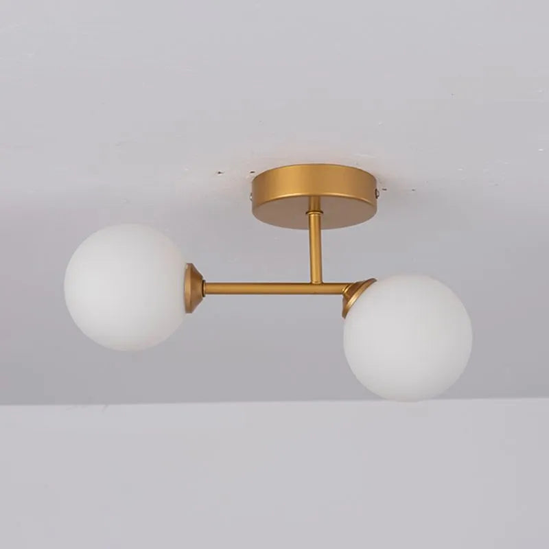 Litinud Semi-Flush Mount Ceiling Light, 2 Color
