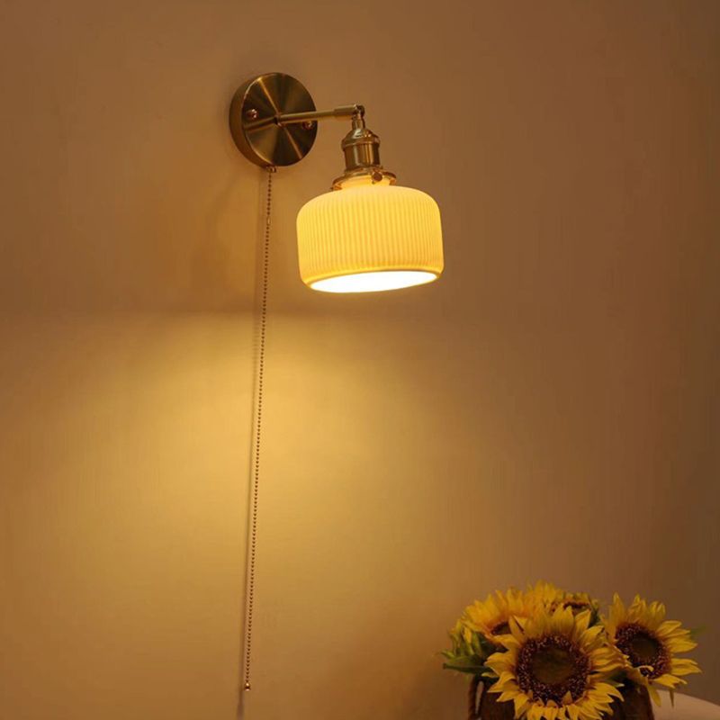Funoked wrinkles Nordic Modern Dresser Wall Lamp