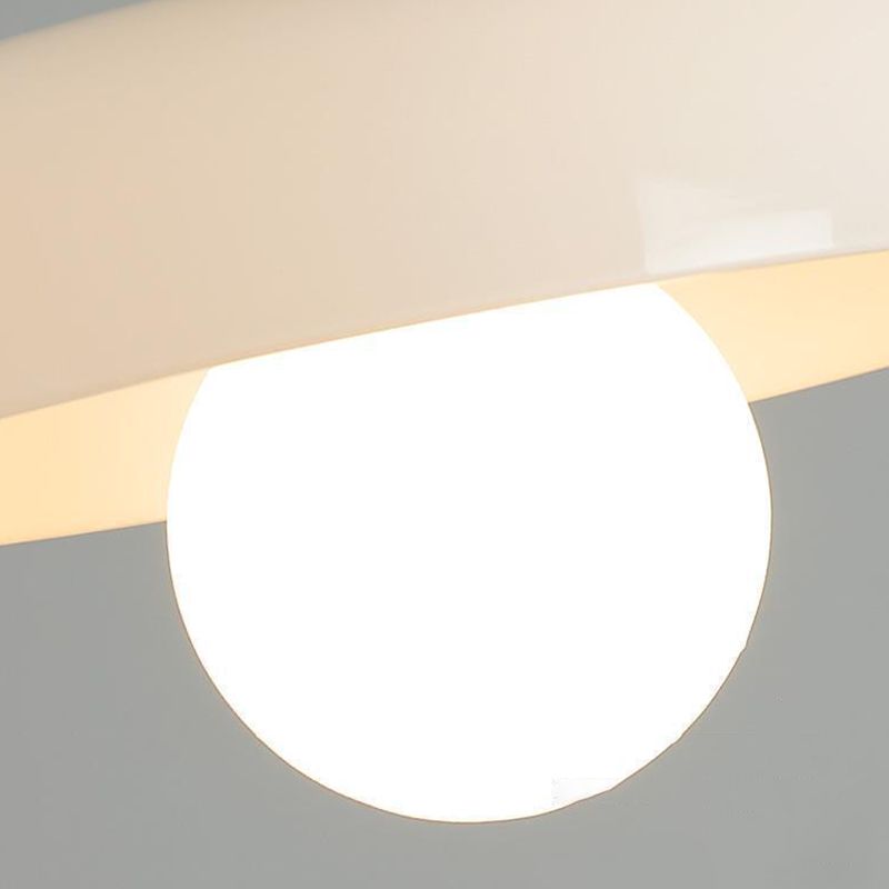 Solven Ceiling Light Drum-Shaped Glass-Relic Pieces