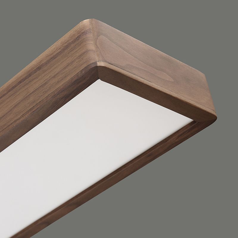 Lelonem Rectangular Designer Flush Mount Ceiling Light