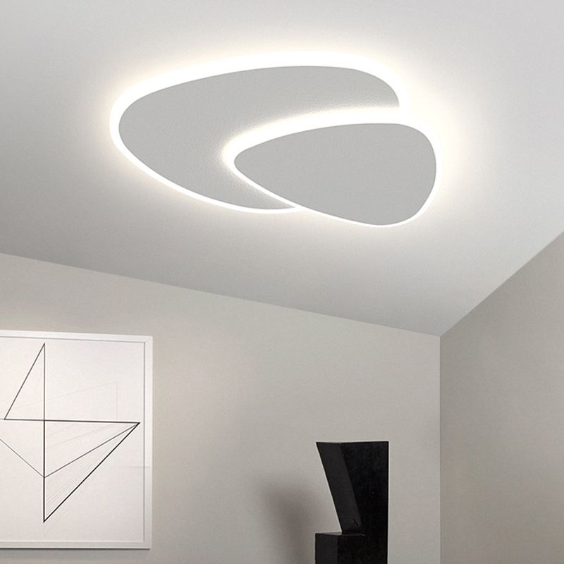 Corvian Ceiling Light White Geometric LED-Relic Pieces