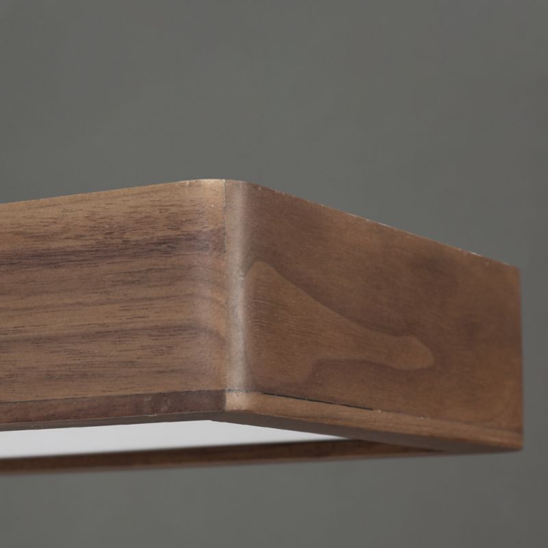 Lelonem Rectangular Designer Flush Mount Ceiling Light