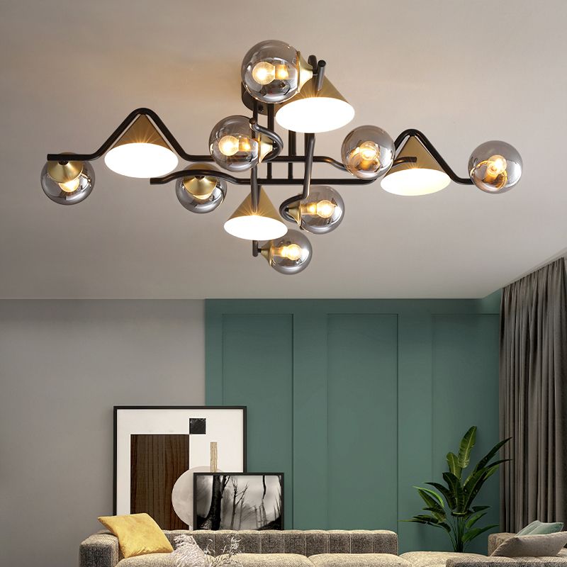 Pekulus Design LED Flush Mount Ceiling Light Bedroom/Living Room