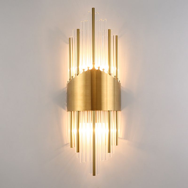 Muvorimo Luxury Gold Crystal Bedroom Bedside Wall Lamp