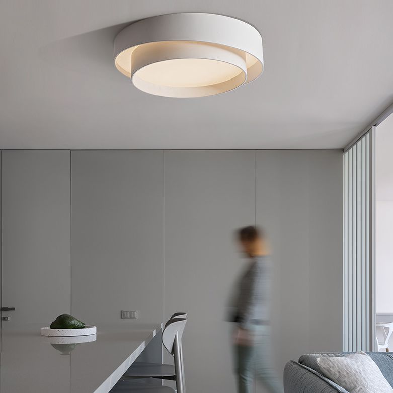 Fibanor Nordic Art Deco Circular Flush Mount Ceiling Light