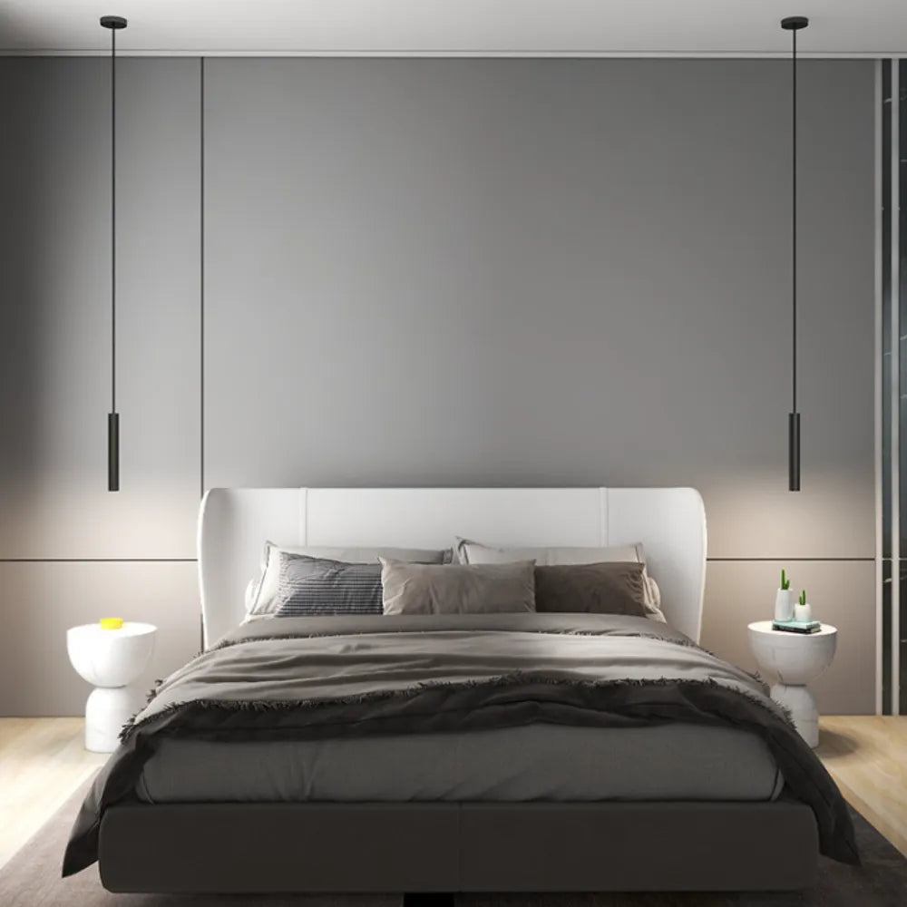 Selvor Pendant Light Minimalist Linear Black-Relic Pieces