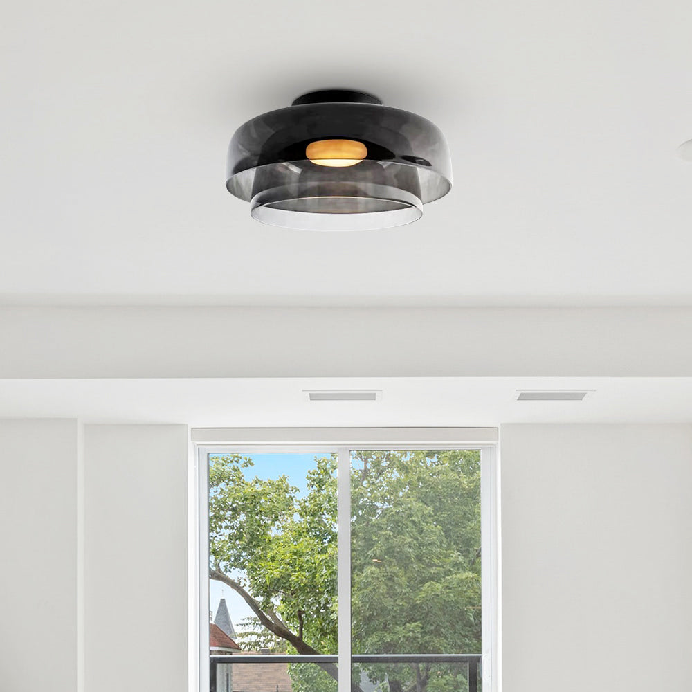 Rugogalu Modern Simple Creative Glass Flush Mount Ceiling Light