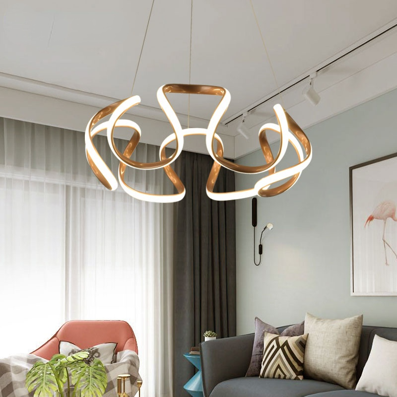 Evren Modern Irregular Flower Pendant Light, 3 Colors-Relic Pieces