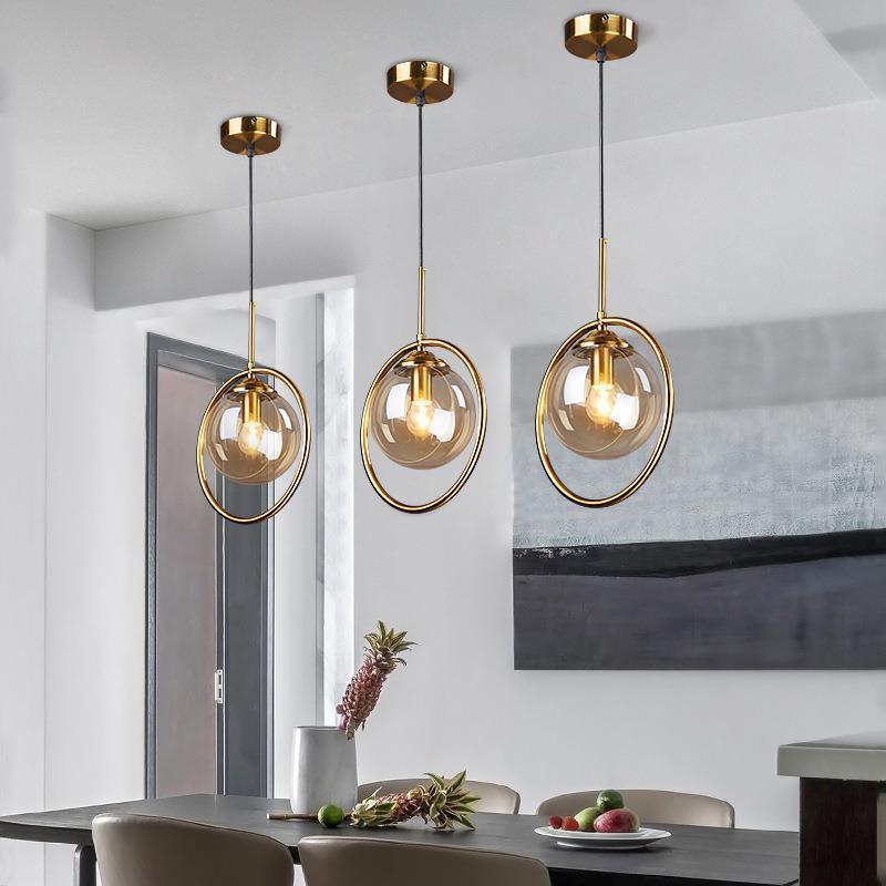Neo Glass Pendant Light with a Ring-Relic Pieces