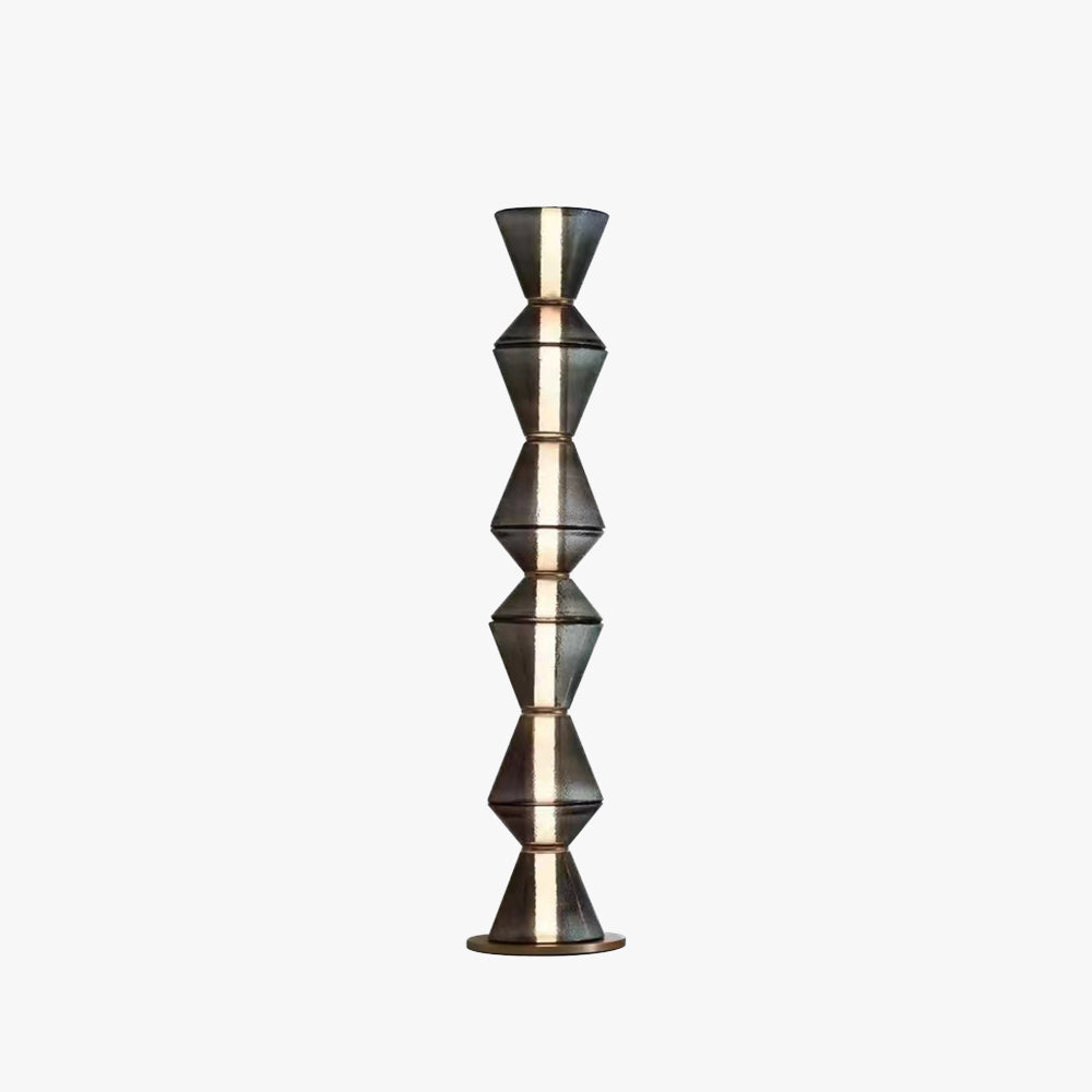 Hisabek Nordic Modern Black LED Pendant & Floor&Table Lamp, Glass