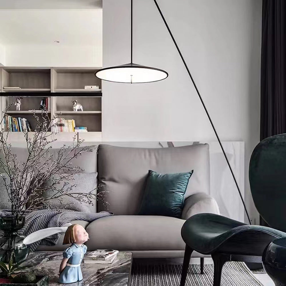Rakodir Frisbee Fishing Rod Floor Lamp, Living Room