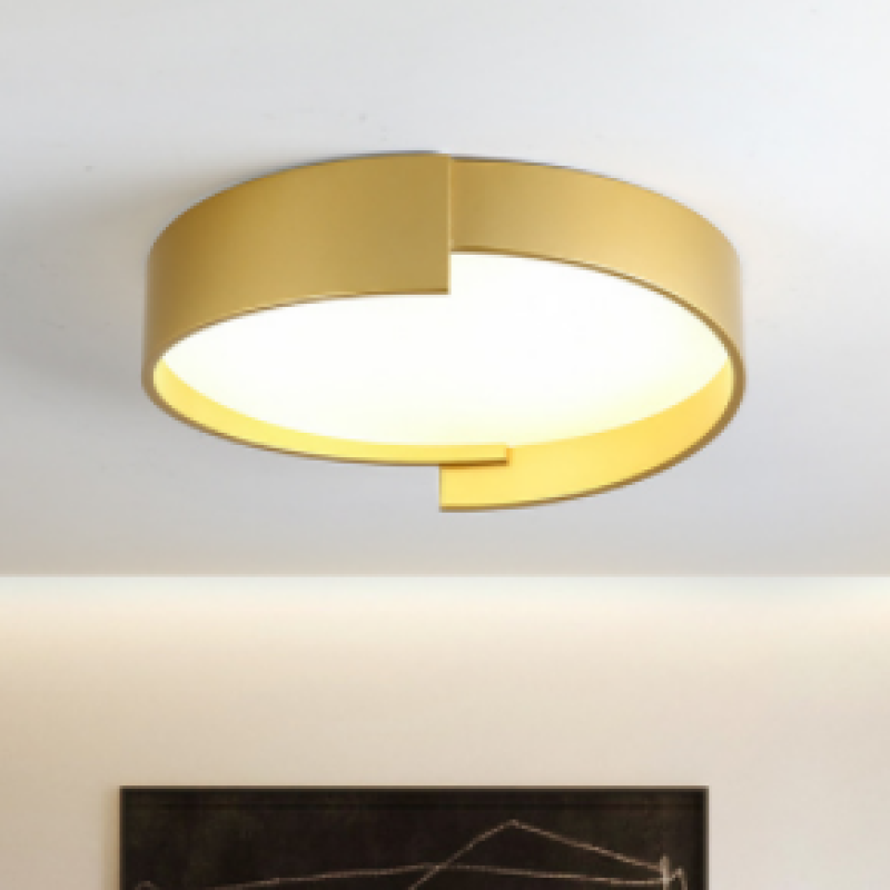 Cibetin Modern Round Flush Mount Ceiling Light LED Double Layer
