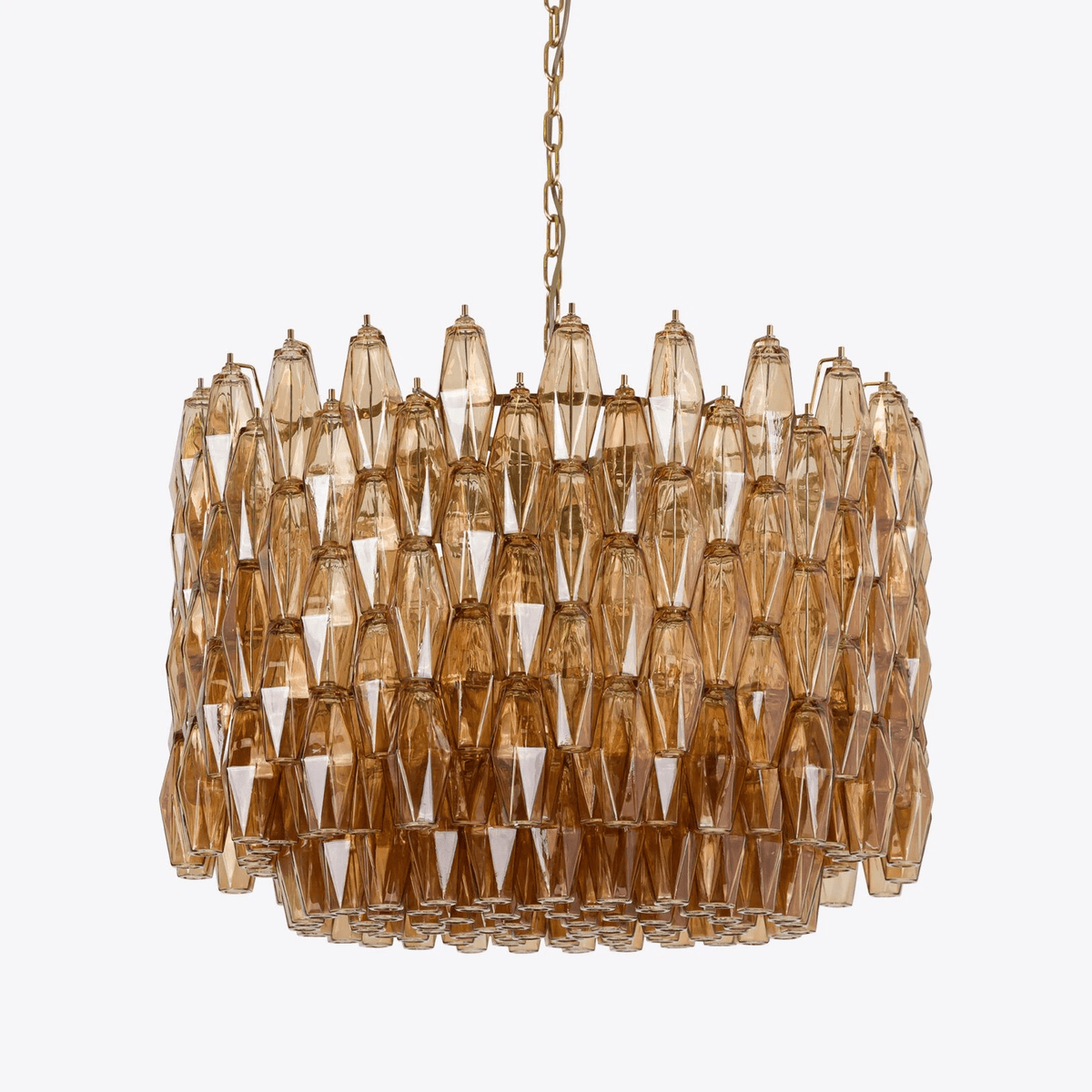 Sorrento Amber Drum Chandelier