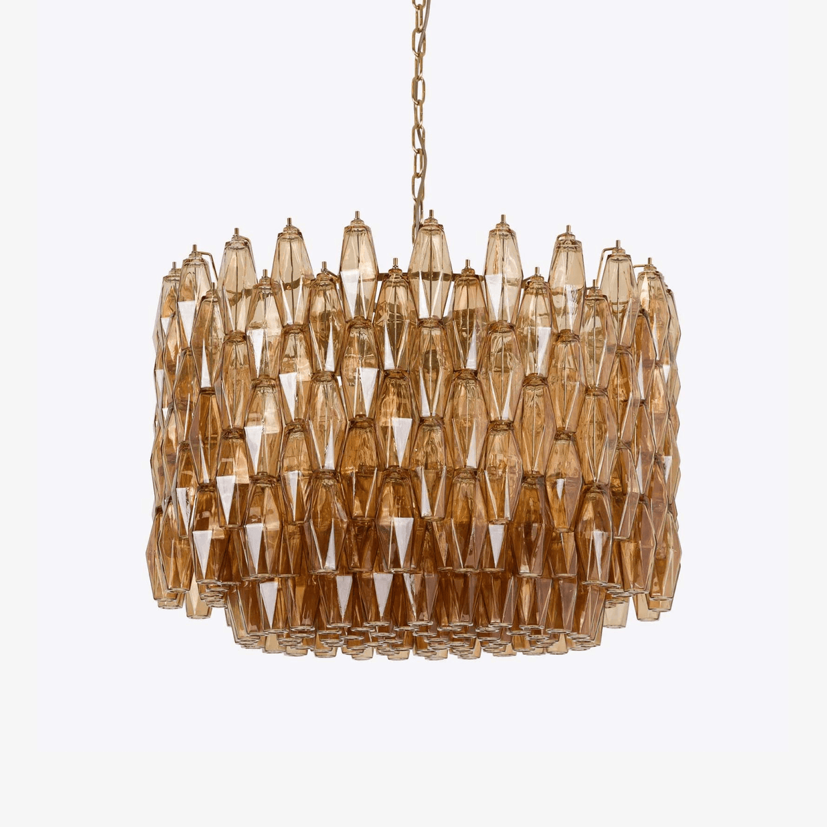 Sorrento Amber Drum Chandelier