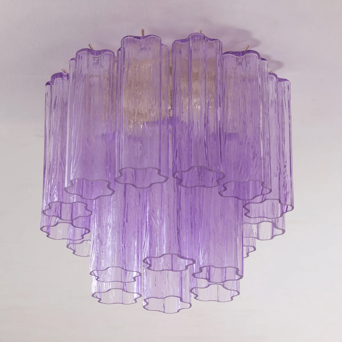 Serin Ceiling Lamp Pink Waterfall Style