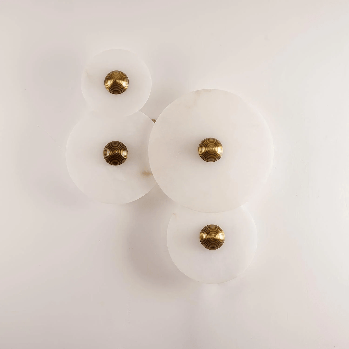Albireria Minimalist Alabaster Ceiling Light