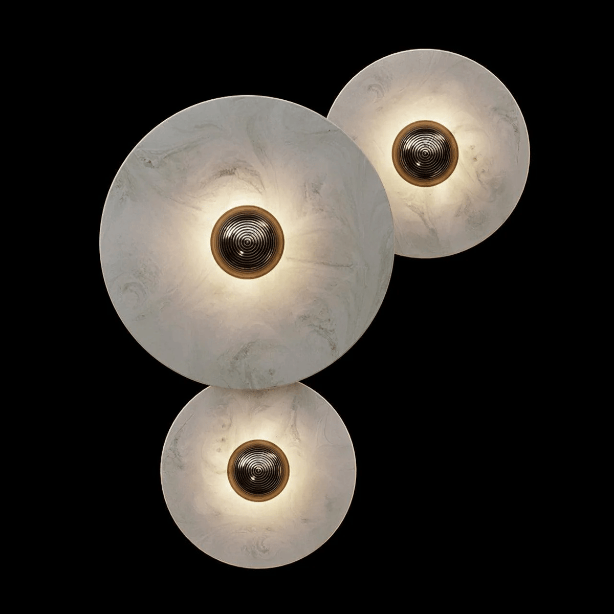 Albireria Minimalist Alabaster Ceiling Light