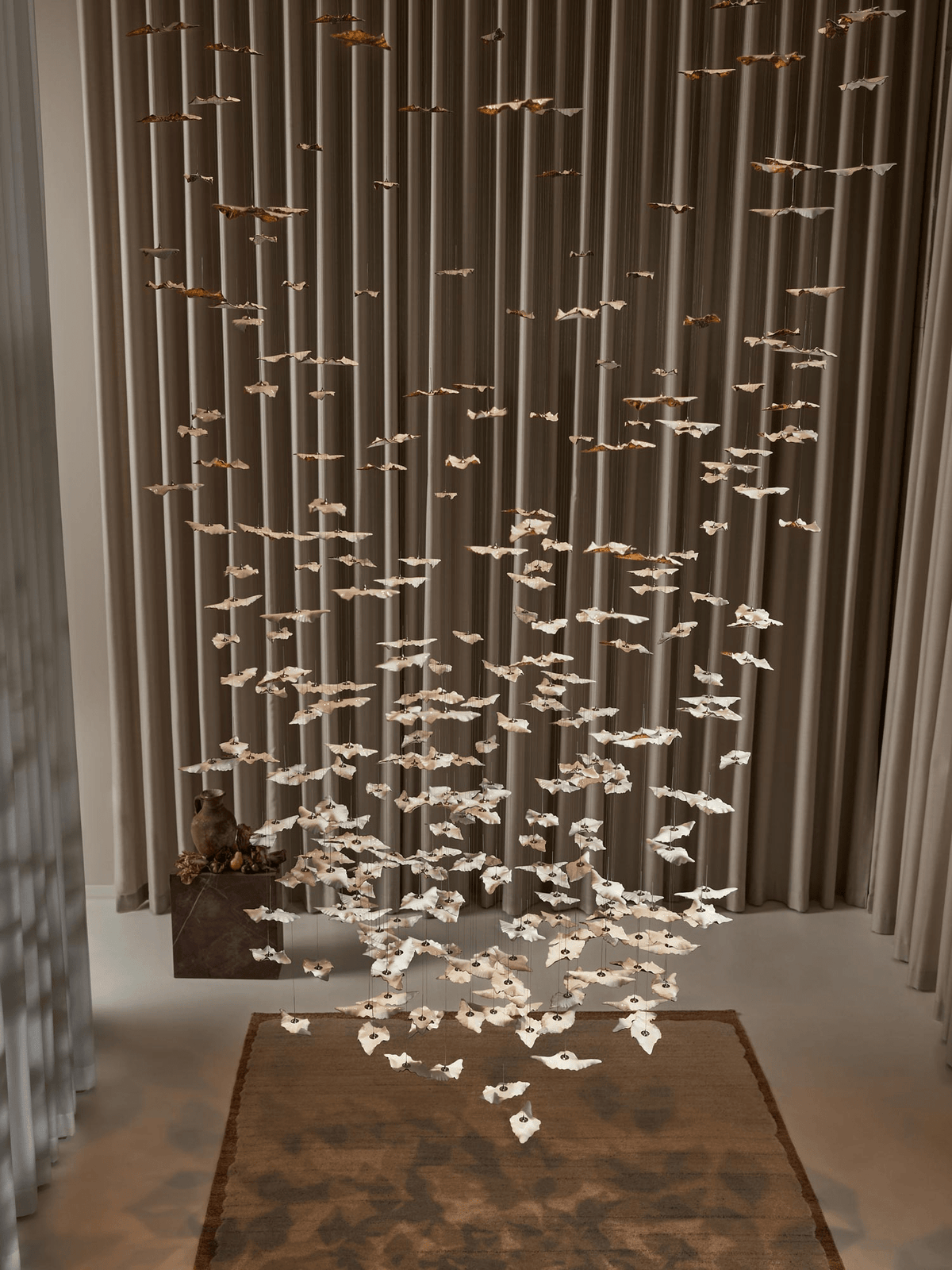 Folia Leaf Twisted Sculptural Customize Chandelier
