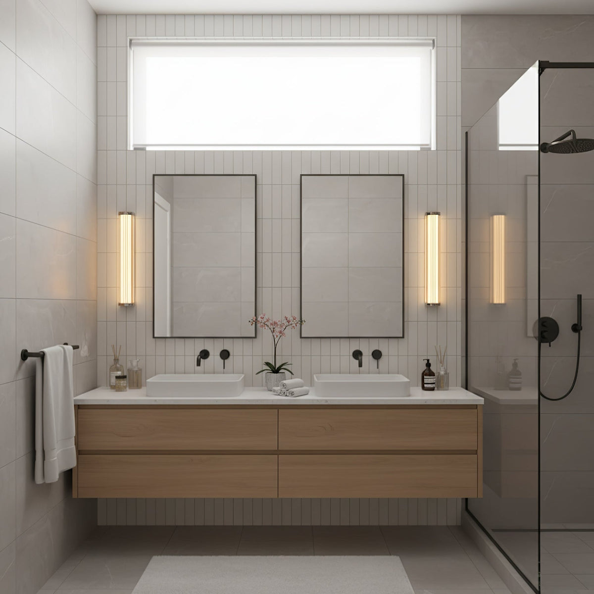 Veleella Hexagonal Glass Wall Lamp