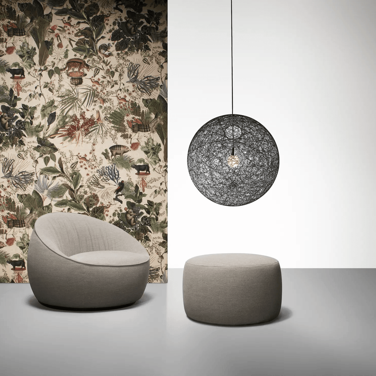Caloette Spherical Woven Pendant Light