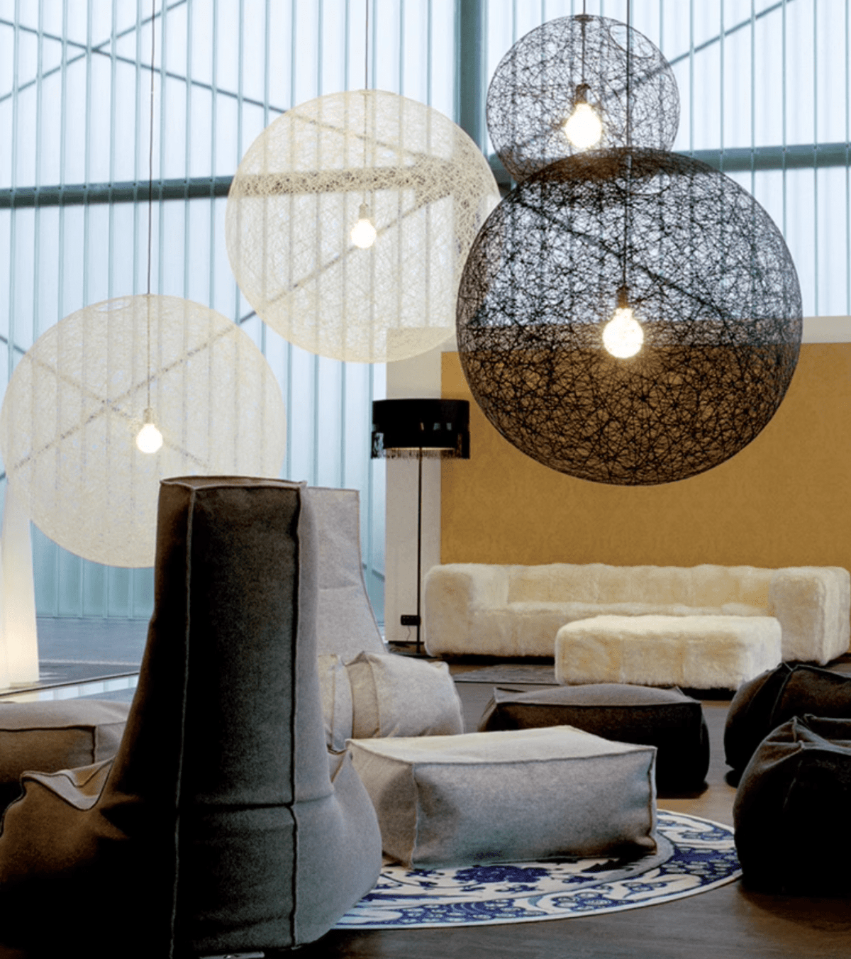 Caloette Spherical Woven Pendant Light