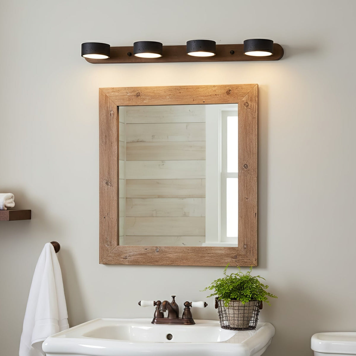 Serarise Black Travertine Duo Wall Light