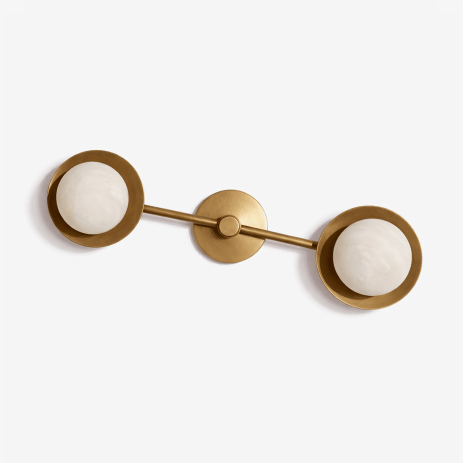 Alberora Halo Alabaster Wall Light