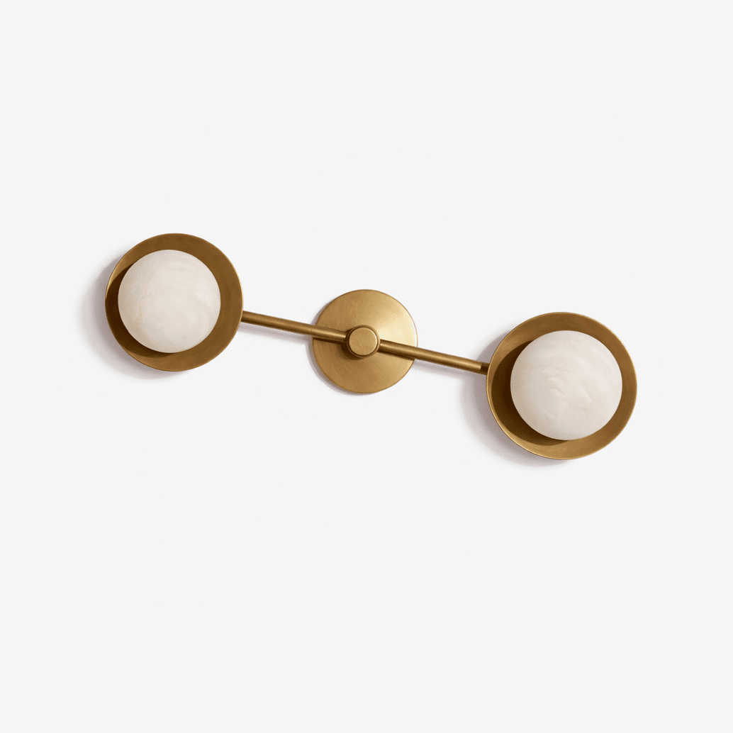 Alberora Halo Alabaster Wall Light