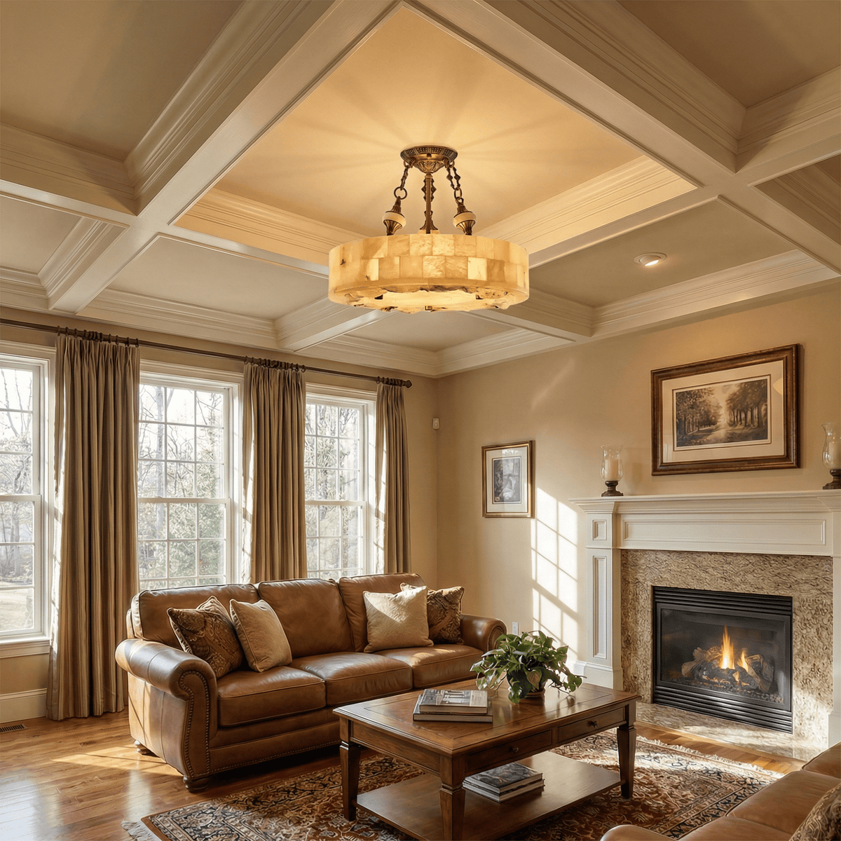 Seraphine Alabaster Chandelier