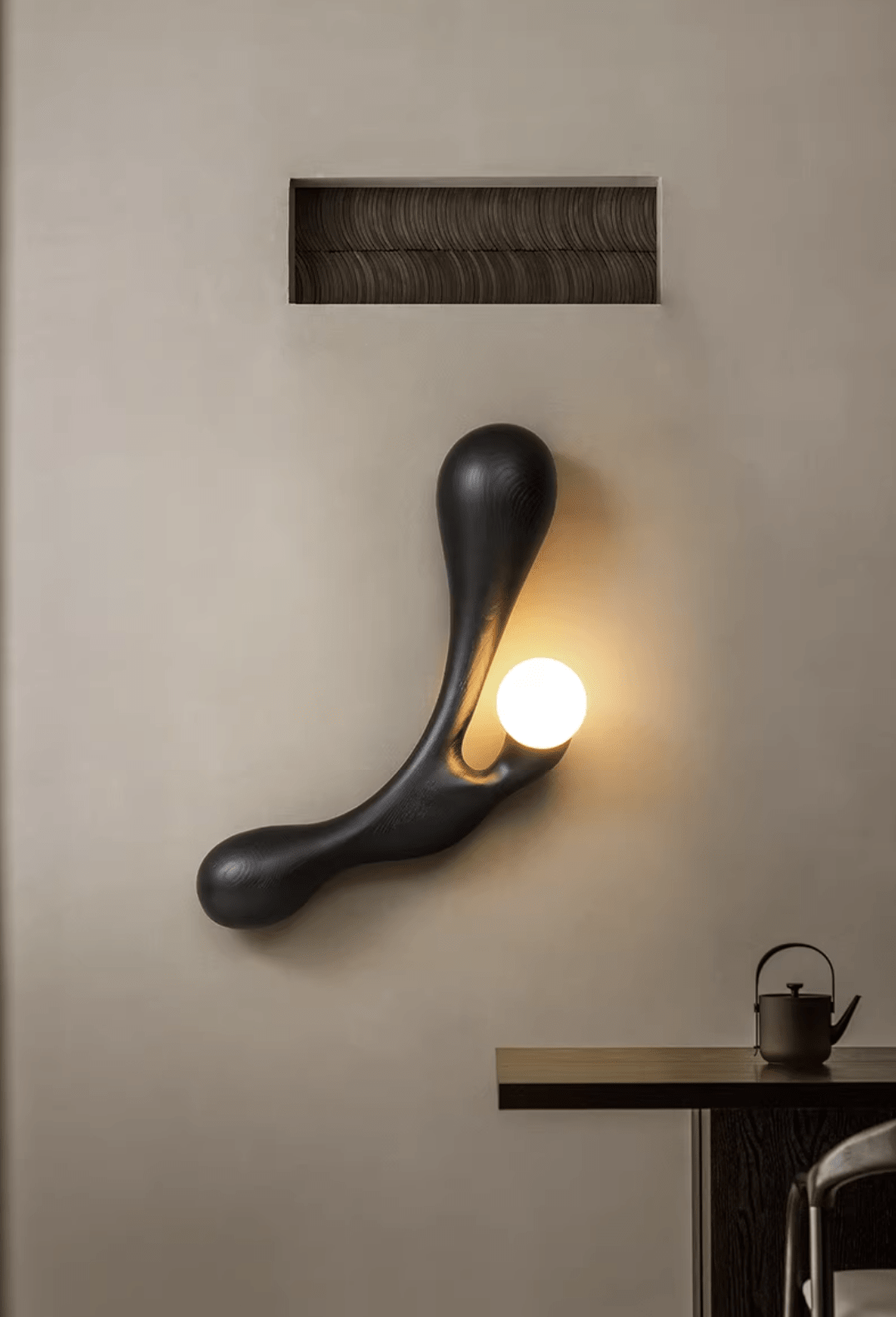 Auralith Drift Wood Wall Lamp