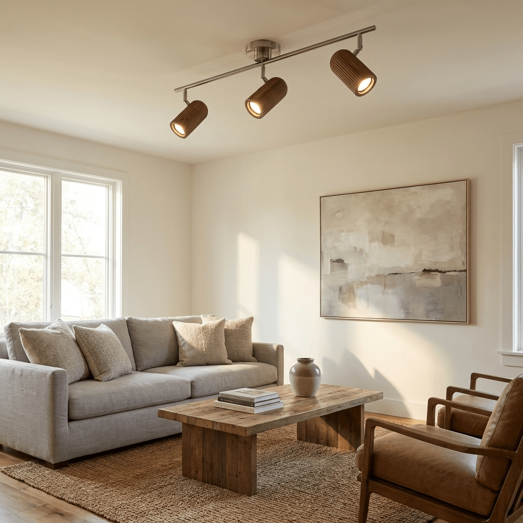 Harrowell Wood Ceiling Light