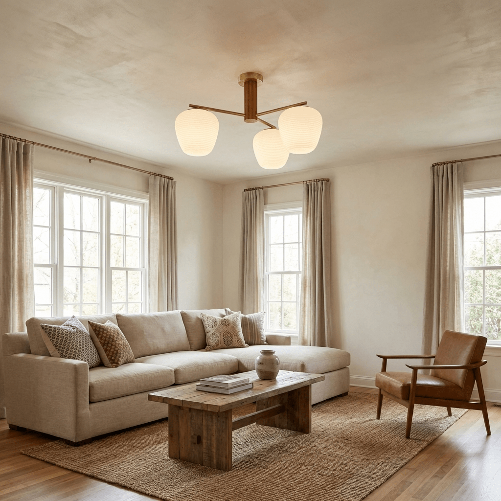 Haldenmere Branch Ceiling Light